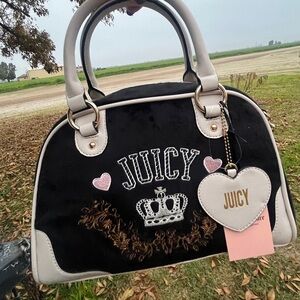 Juicy Couture Retro Chic Y2K Satchel Crossbody